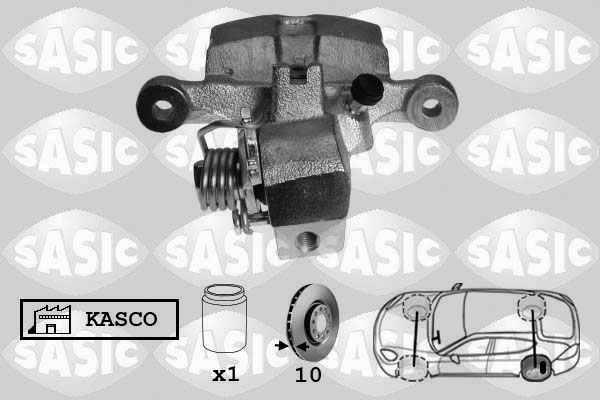 SASIC 6506170 Pinza freno-Pinza freno-Ricambi Euro