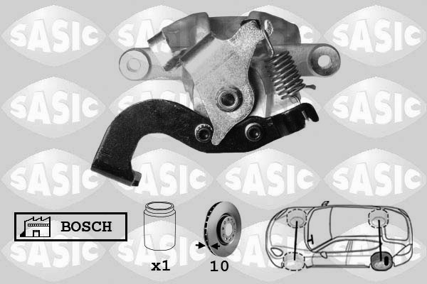 SASIC 6506182 Pinza freno-Pinza freno-Ricambi Euro