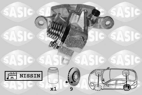 SASIC 6506200 Pinza freno-Pinza freno-Ricambi Euro