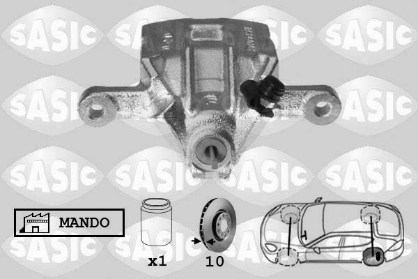 SASIC 6506210 Pinza freno-Pinza freno-Ricambi Euro