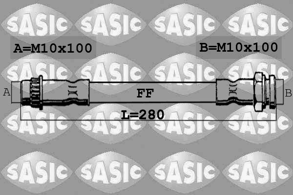 SASIC 6600018 Flessibile del freno-Flessibile del freno-Ricambi Euro