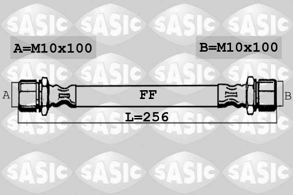 SASIC 6600020 Flessibile del freno-Flessibile del freno-Ricambi Euro