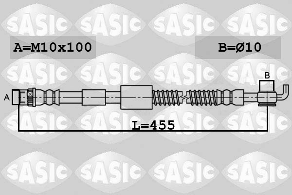 SASIC 6600067 Flessibile del freno