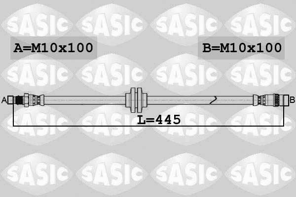 SASIC 6604041 Flessibile del freno-Flessibile del freno-Ricambi Euro