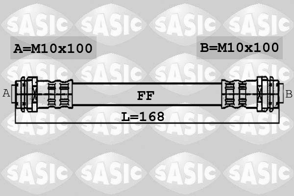 SASIC 6606010 Flessibile del freno-Flessibile del freno-Ricambi Euro