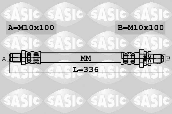 SASIC 6606029 Flessibile del freno-Flessibile del freno-Ricambi Euro