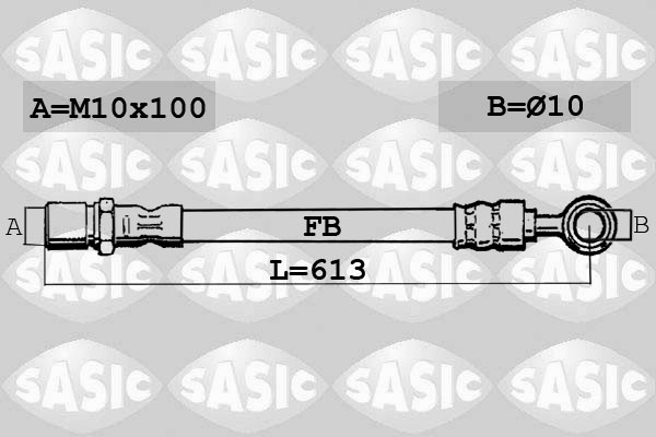 SASIC 6606041 Flessibile del freno