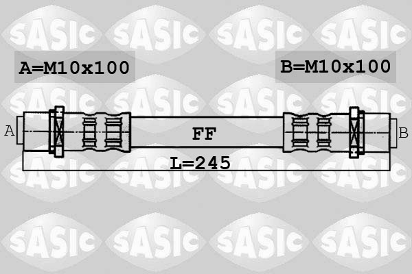 SASIC 6606045 Flessibile del freno