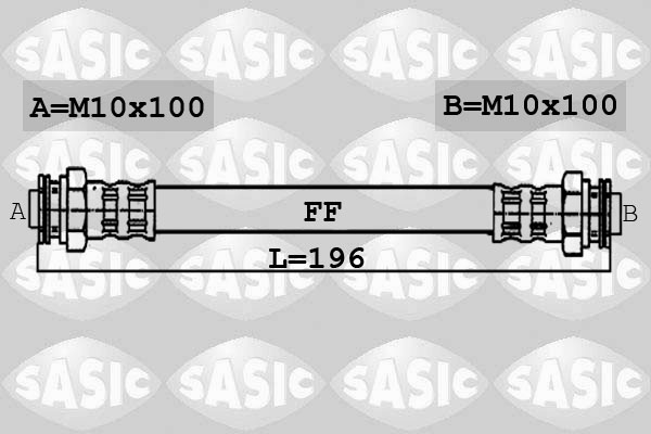 SASIC 6606069 Flessibile del freno-Flessibile del freno-Ricambi Euro