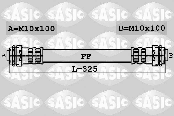 SASIC 6606085 Flessibile del freno