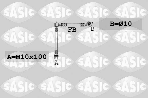SASIC 6606092 Flessibile del freno
