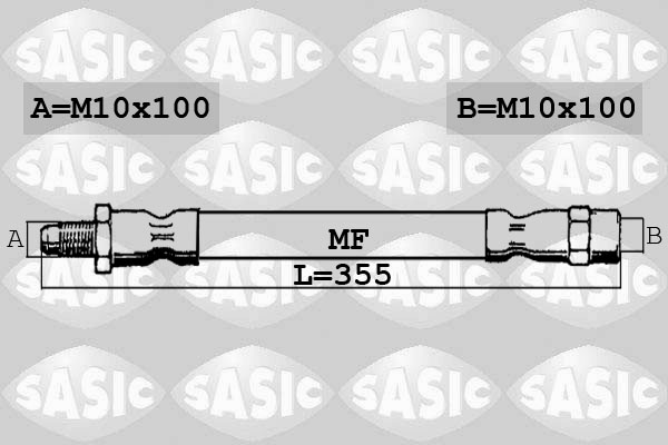 SASIC 6606123 Brzdová hadice