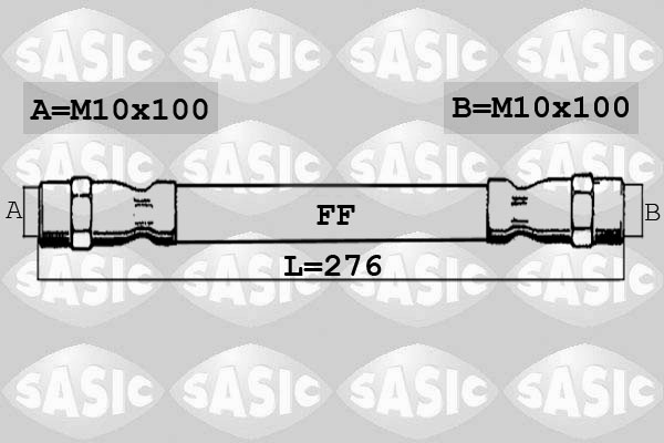 SASIC 6606145 Flessibile del freno-Flessibile del freno-Ricambi Euro