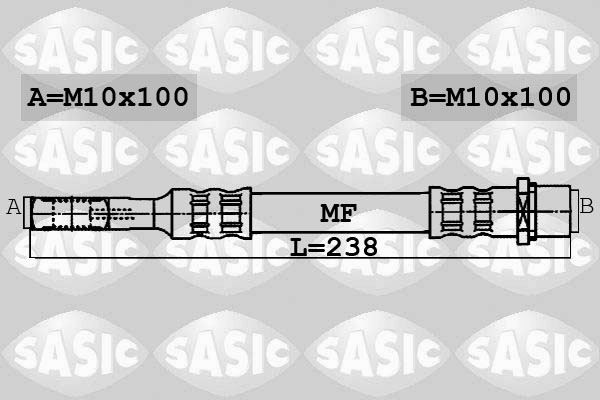 SASIC 6606202 Flessibile del freno