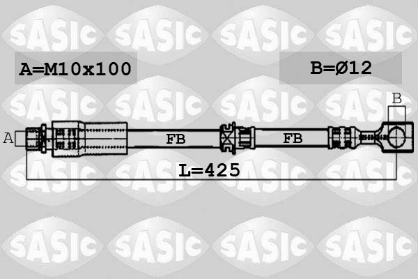 SASIC 6606215 Flessibile del freno