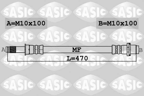 SASIC 6606230 Flessibile del freno