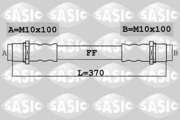 SASIC 6606243 Flessibile del freno