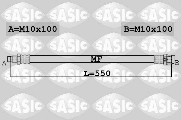 SASIC 6606255 Flessibile del freno
