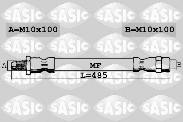 SASIC 6606261 Flessibile del freno-Flessibile del freno-Ricambi Euro