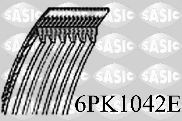 SASIC 6PK1042E Cinghia Poly-V