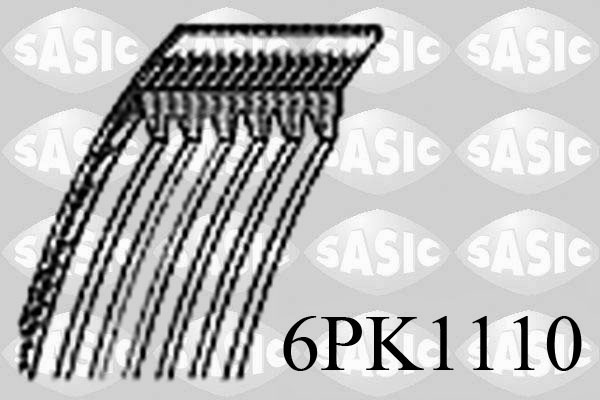 SASIC 6PK1110 Cinghia Poly-V