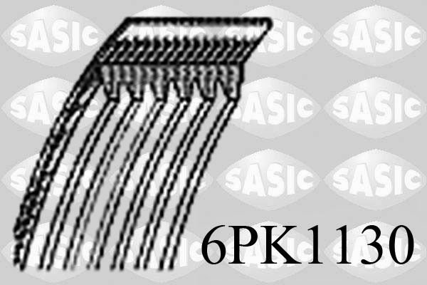 SASIC 6PK1130 Cinghia Poly-V