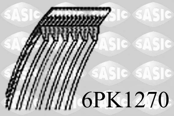 SASIC 6PK1270 Cinghia Poly-V