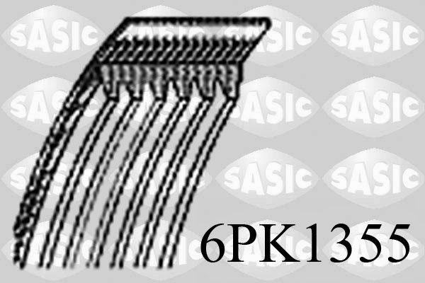 SASIC 6PK1355 Cinghia Poly-V