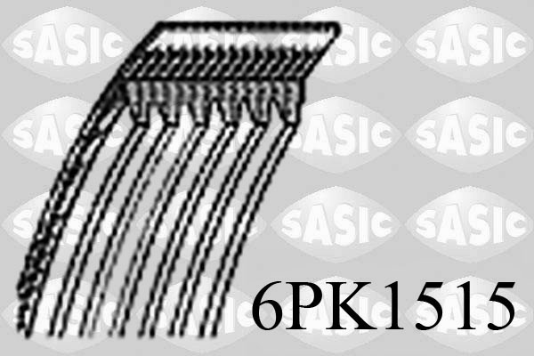 SASIC 6PK1515 Cinghia Poly-V-Cinghia Poly-V-Ricambi Euro