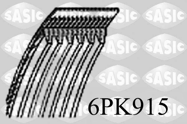 SASIC 6PK915 Cinghia Poly-V-Cinghia Poly-V-Ricambi Euro