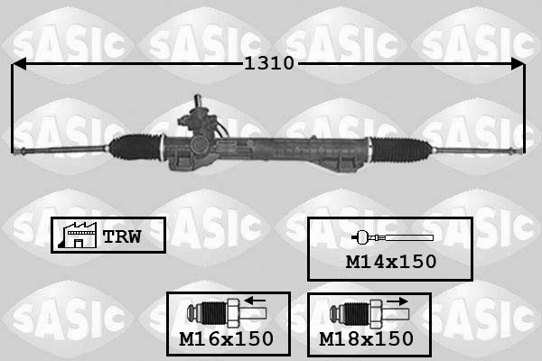 SASIC 7006061 Scatola guida