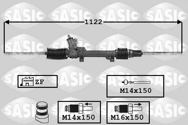 SASIC 7006082 Scatola guida-Scatola guida-Ricambi Euro