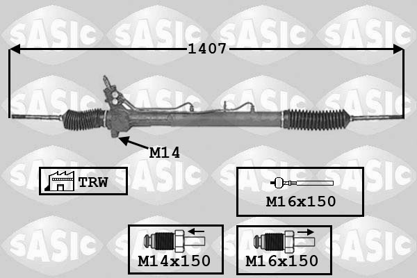 SASIC 7006102 Scatola guida-Scatola guida-Ricambi Euro