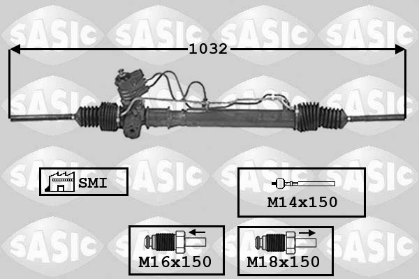 SASIC 7006121 Scatola guida-Scatola guida-Ricambi Euro