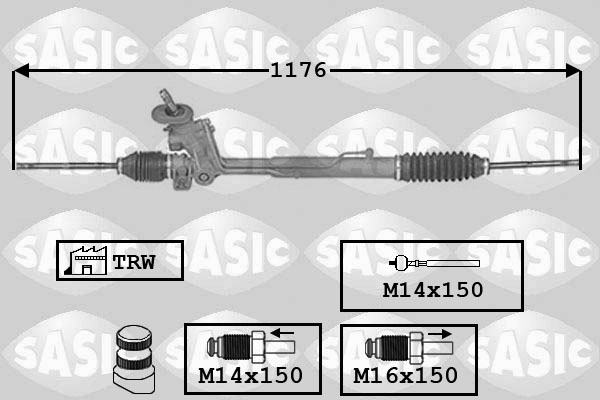 SASIC 7006147 Scatola guida-Scatola guida-Ricambi Euro