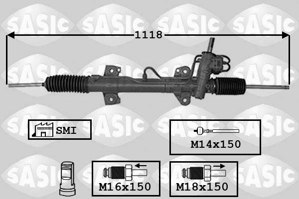 SASIC 7006168 Scatola guida-Scatola guida-Ricambi Euro