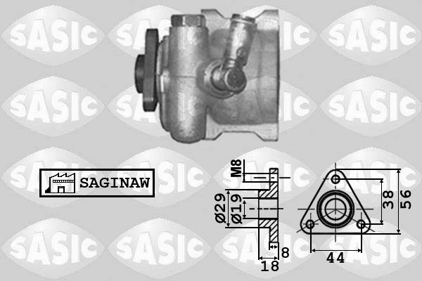 SASIC 7076007 Pompa idraulica, Sterzo-Pompa idraulica, Sterzo-Ricambi Euro