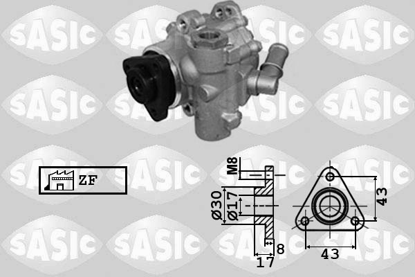 SASIC 7076067 Pompa idraulica, Sterzo-Pompa idraulica, Sterzo-Ricambi Euro