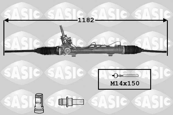 SASIC 7170005 Scatola guida-Scatola guida-Ricambi Euro