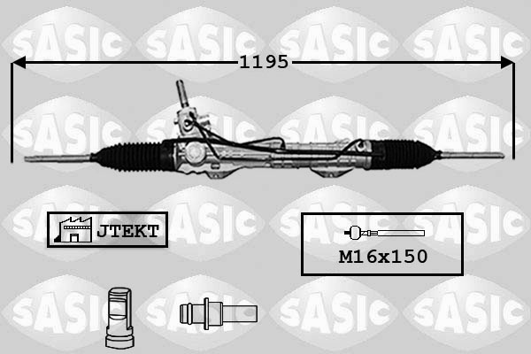 SASIC 7170043 Scatola guida-Scatola guida-Ricambi Euro