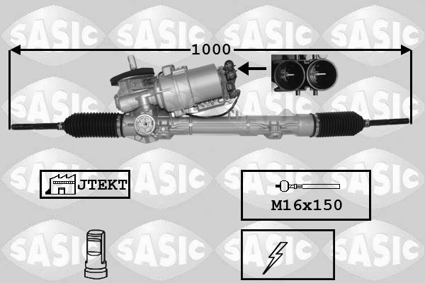 SASIC 7170057 Scatola guida-Scatola guida-Ricambi Euro