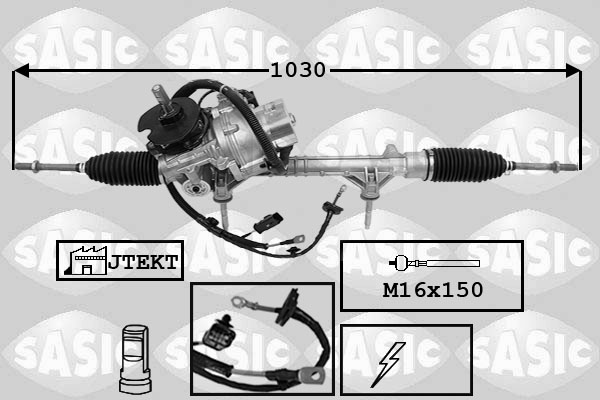 SASIC 7170067 Scatola guida-Scatola guida-Ricambi Euro