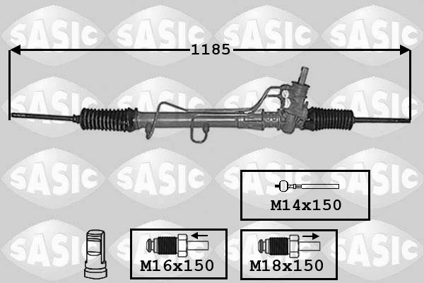 SASIC 7174026 Scatola guida-Scatola guida-Ricambi Euro