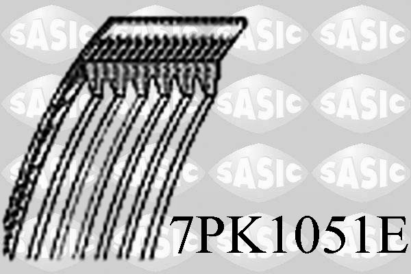 SASIC 7PK1051E Cinghia Poly-V