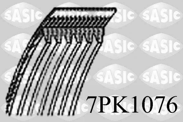 SASIC 7PK1076 Cinghia Poly-V