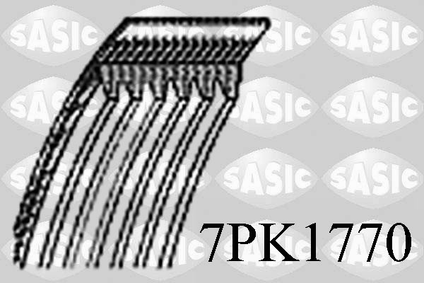 SASIC 7PK1770 Cinghia Poly-V
