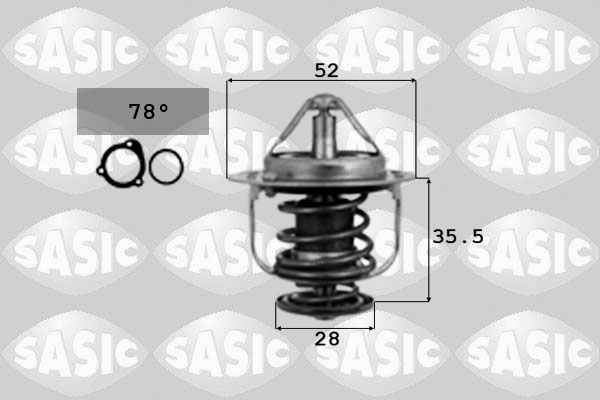 SASIC 9000075 Termostato, Refrigerante