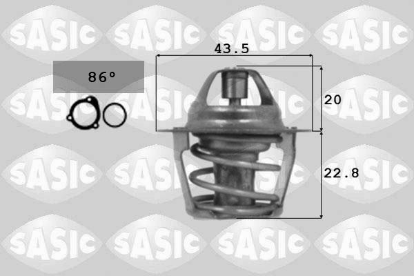 SASIC 9000106 Termostato, Refrigerante