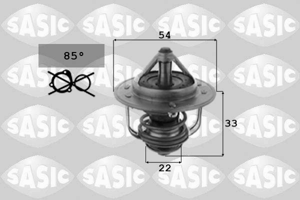 SASIC 9000122 Termostato, Refrigerante-Termostato, Refrigerante-Ricambi Euro
