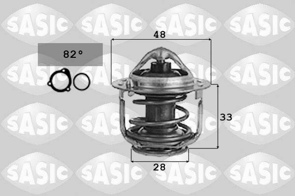 SASIC 9000126 Termostato, Refrigerante-Termostato, Refrigerante-Ricambi Euro